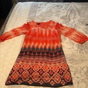 Little girl orange dress